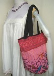 インド綿刺繍トートバッグ（Ｄタイプ）【アジア雑貨とファッション雑貨の輸入・卸・販売★アジアンスタイルマオ】