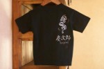 名前入り手染めTシャツ 銀龍 kids