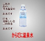 温泉水／からだに温泉水500ミリリットル