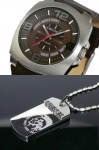 ディーゼル DIESEL 腕時計+ネックレス セット DZ1222 送料無料