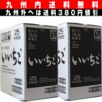 【本格麦焼酎】　いいちこ　２５度 1800ml　パック　２ケース（１２本入）