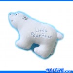 【Little Polar Bear】鈴の音が優しい◆ラルスマスコット型ガラガラ◆ホワイト