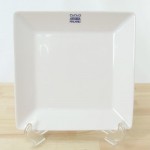 【新品】アラビア/ARABIA ネロ/NERO スクエアプレート 20cm/ホワイト