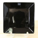 【新品】アラビア/ARABIA ネロ/NERO スクエアプレート 20cm/ブラック