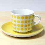 ARABIA/アラビア ステンシル ポルカドット/Polka Dot コーヒーカップ＆ソーサー