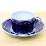 グスタフスベリ/Gustavsberg ブローヒュサール/Bla Husar コーヒーカップ＆ソーサー