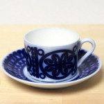 グスタフスベリ Bla Husar/ブロヒュサール コーヒーカップ＆ソーサー