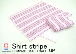 YOSHII11f01　Shirt stripe　コンパクトバスタオル GP (今治タオル)