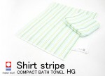 YOSHII11f01　Shirt stripe　コンパクトバスタオル HG (今治タオル)