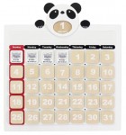 木製マグネットカレンダー パンダ