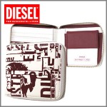 30％OFF！【DIESEL/ディーゼル】'09秋冬新作！オシャレなデザイン★二つ折りラウンドファスナー財布　DIESEL-00XL63-PR003