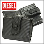 30％OFF！【DIESEL/ディーゼル】'09秋冬新作！ELIODORO RUBBER★二つ折り財布　DIESEL-00XL16-PR655