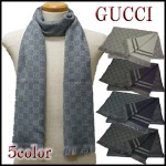 30％OFF！【GUCCI/グッチ】'09今期物！ユニセックス総ロゴ★リバーシブルマフラー GUCCI-100995-48200