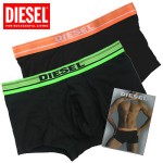 【DIESEL/ディーゼル】メンズボクサーパンツ★カラーストライプにロゴ入り　DIESEL-UNDERWEAR-AEFF-TEV