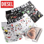 【DIESEL/ディーゼル】メンズボクサーパンツ★にぎやかPOPなデザイン　DIESEL-UNDERWEAR-CDRE-GJG