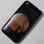 iphone 3G ケース　和柄「ねこ」