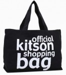 【即納可】デカサイズ キットソン【KITSON】OFFICIALトートバッグ大・ブラック