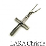 LARA Christie*トゥモロー クロス ネックレス 【BLACK Label】
