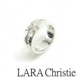 LARA Christie*ロイヤル クロス リング 【WHITE Label】
