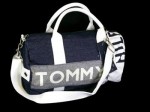 新作●TOMMY HILFIGER トミー ヒルフィガー ミニボストンバッグ 200176-462 デニム