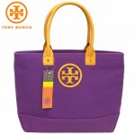 TORY BURCH CANVAS SMALL JADEN TOTE