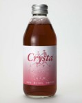 無添加　天然果汁100％微炭酸ジュース「クリスタ」（くらんべりー）12本