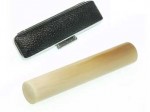 牛角（オランダ水牛） １２×６０　もみ皮ケース黒付き