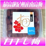 ☆最高級紀州南高梅！昔ながらの梅干し　白干し　500g☆