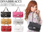 【ディーバブラッチ キルティングショルダーバッグ CELEBRITA】DIVABBRACCI