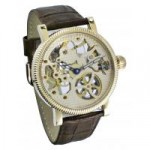 BTY-2244-GP　BENTLEY　スケルトン手巻き式(機械式)腕時計