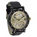 BTY-2245-BK　BENTLEY　スケルトン手巻き式(機械式)腕時計