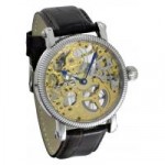 BTY-2246-SV　BENTLEY　スケルトン手巻き式(機械式)腕時計
