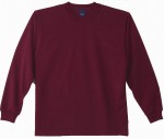 エアレット長袖Tシャツ（日本製）ホワイトSS～3Lサイズ