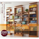 【送料無料】組み合わせ自在!つっぱりオープン本棚　ceiling