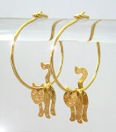 フープキャットピアス【アジア雑貨の輸入・卸・販売★アジアンスタイルマオ】