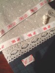 アンティーク　イニシャルテープ