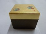 金箔工芸　てまり　ピアスＢＯＸ(鏡付)