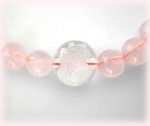 招き猫水晶＆ローズクオーツブレスレット  アジア雑貨の輸入・卸・販売★アジアンスタイルマオ