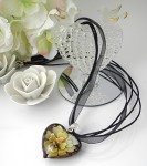 箔入りガラスリボンペンダント（シトラス）[http://asianstyle-mao.com/ アジア雑貨の輸入・卸・販売★アジアンスタイルマオ]