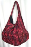 シルクリボン刺繍ビッグバッグ（ワインレッド） [http://asianstyle-mao.com/ アジア雑貨の輸入・卸・販売★アジアンスタイルマオ]
