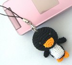 編みぐるみ動物ストラップ（ペンギン）アジア雑貨の輸入・卸・販売★アジアンスタイルマオ