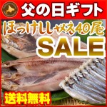 【父の日ギフト】【送料無料】羅臼産開きほっけ一夜干し2枚＆北海道産本ししゃも一夜干し10本　海産物ギフトに【父の日プレゼント】