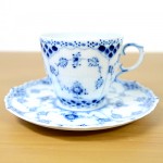 ロイヤルコペンハーゲン/ROYAL COPENHAGEN フルレース コーヒーカップ＆ソーサー 1035