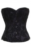 コルセットV1905BF　豪華なフレンチレースの、ドラマチックなOverBust Corset