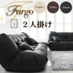 フロアリクライニングソファ【Fargo】ファーゴ　2人掛け