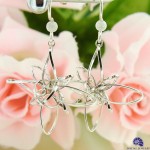 STERLING SILVER PIERCED EARRINGS（フラワーモチーフ）品番 9251009046PI-R