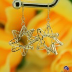 STERLING SILVER PIERCED EARRINGS（スターモチーフ）9251009118PI-R