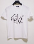 ショートスリーブTシャツ -『FAKE-WHITE』- GRUNGY by LOVETRIGGERWOLRD