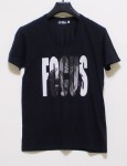 ショートスリーブTシャツ -『FOCUS-BK』- GRUNGY by LOVETRIGGERWORLD