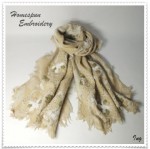 Homespun Embroidery #BEIGE